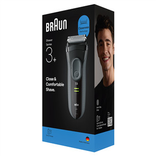 Braun Series 3+, pelēka - Skuveklis