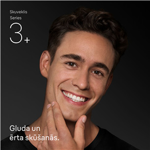 Braun Series 3+, pelēka - Skuveklis