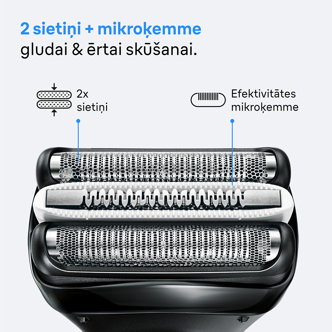 Braun Series 3+, серый - Бритва