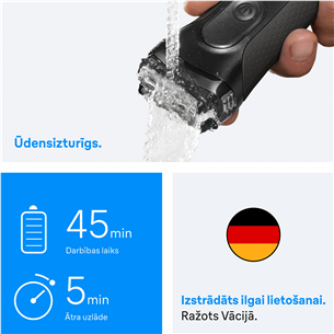 Braun Series 3+, серый - Бритва