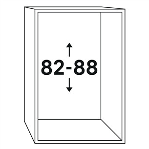 Liebherr, 124 L, augstums 82 cm - Iebūvējams aukstuma skapis