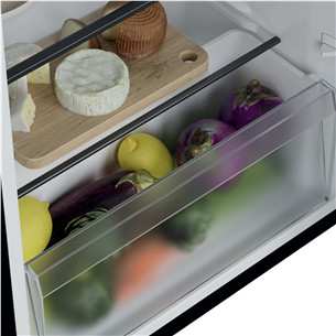 Candy City Mini Fridge 300, 114 L, augstums 85 cm, melna - Ledusskapis