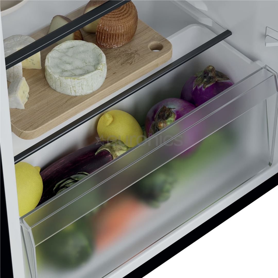 Candy City Mini Fridge 300, 114 L, augstums 85 cm, melna - Ledusskapis