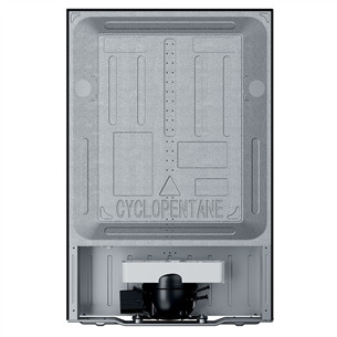 Candy City Mini Fridge 300, 114 L, augstums 85 cm, melna - Ledusskapis
