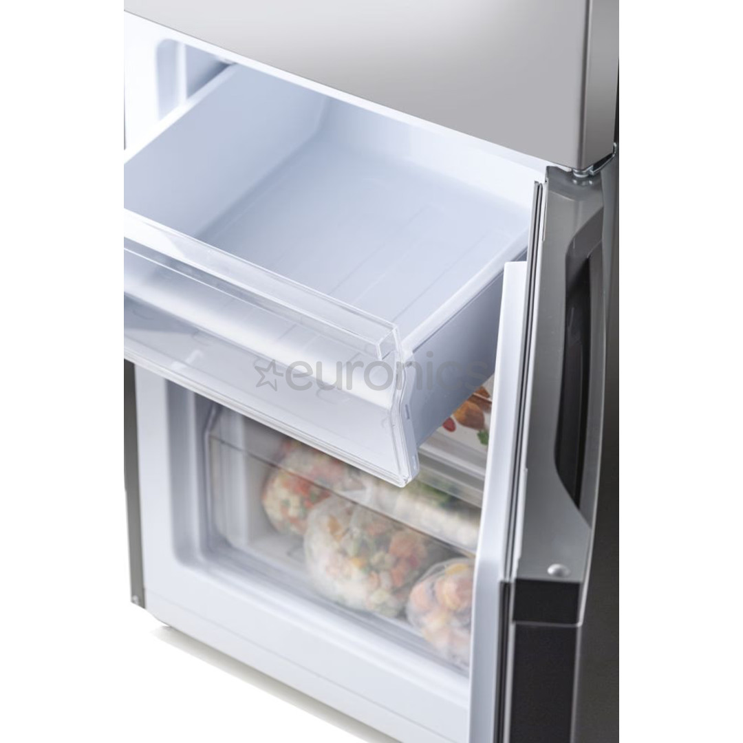 Candy, Low Frost, 157 L, augstums 144 cm, sudraba - Ledusskapis
