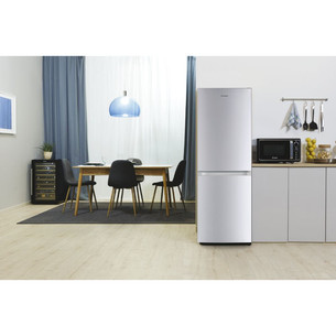 Candy, Low Frost, 157 L, augstums 144 cm, sudraba - Ledusskapis