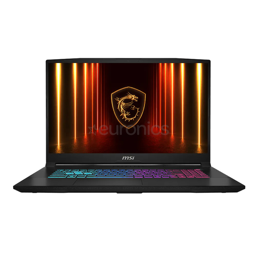 MSI Katana 17HX B14W, 17,3'', 144 Hz, i7, 16 GB, 1 TB, RTX 5070, ENG, black - Notebook KTN17HX-B14WGK-264NL