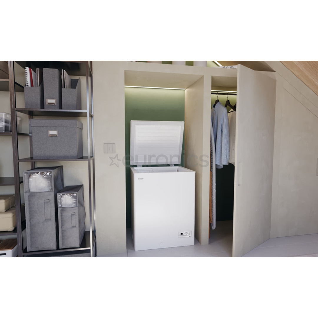Candy Artico, 137 L, height 85 cm, white - Chest freezer
