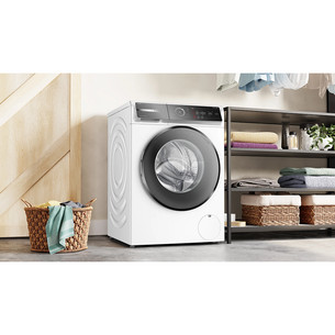 Bosch Series 8, iDos, 9 kg, dziļums 59 cm, 1400 apgr/min., balta - Veļas mazgājamā mašīna ar priekšējo ielādi