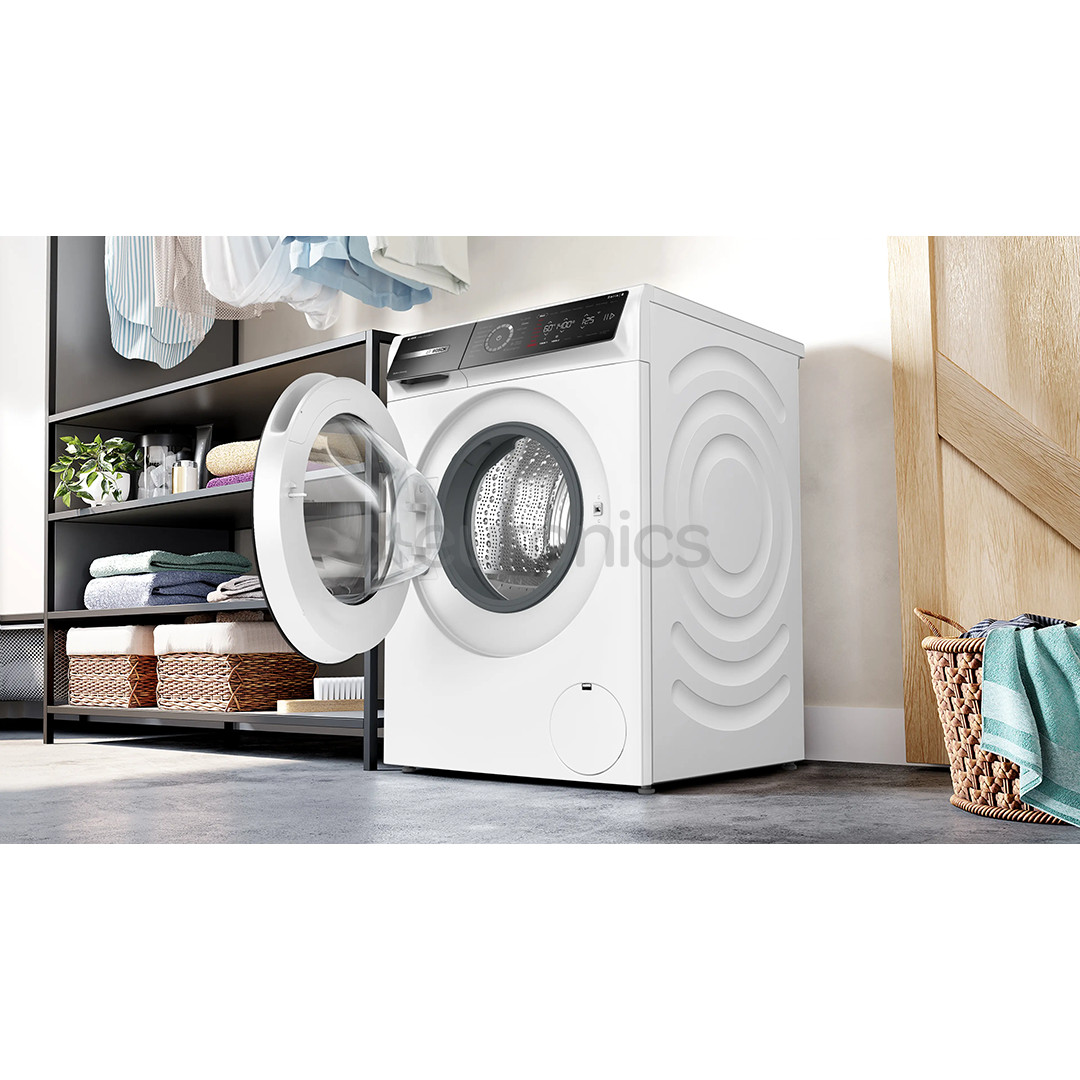 Bosch Series 8, iDos, 9 kg, dziļums 59 cm, 1400 apgr/min., balta - Veļas mazgājamā mašīna ar priekšējo ielādi