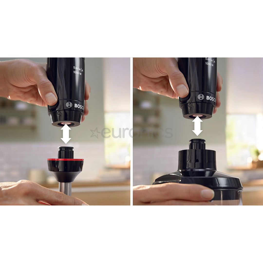 Bosch ErgoMaster, Series 4, 1000 W, black - Hand blender