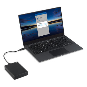 Seagate One Touch with Password, 1 TB, black - External hard-drive