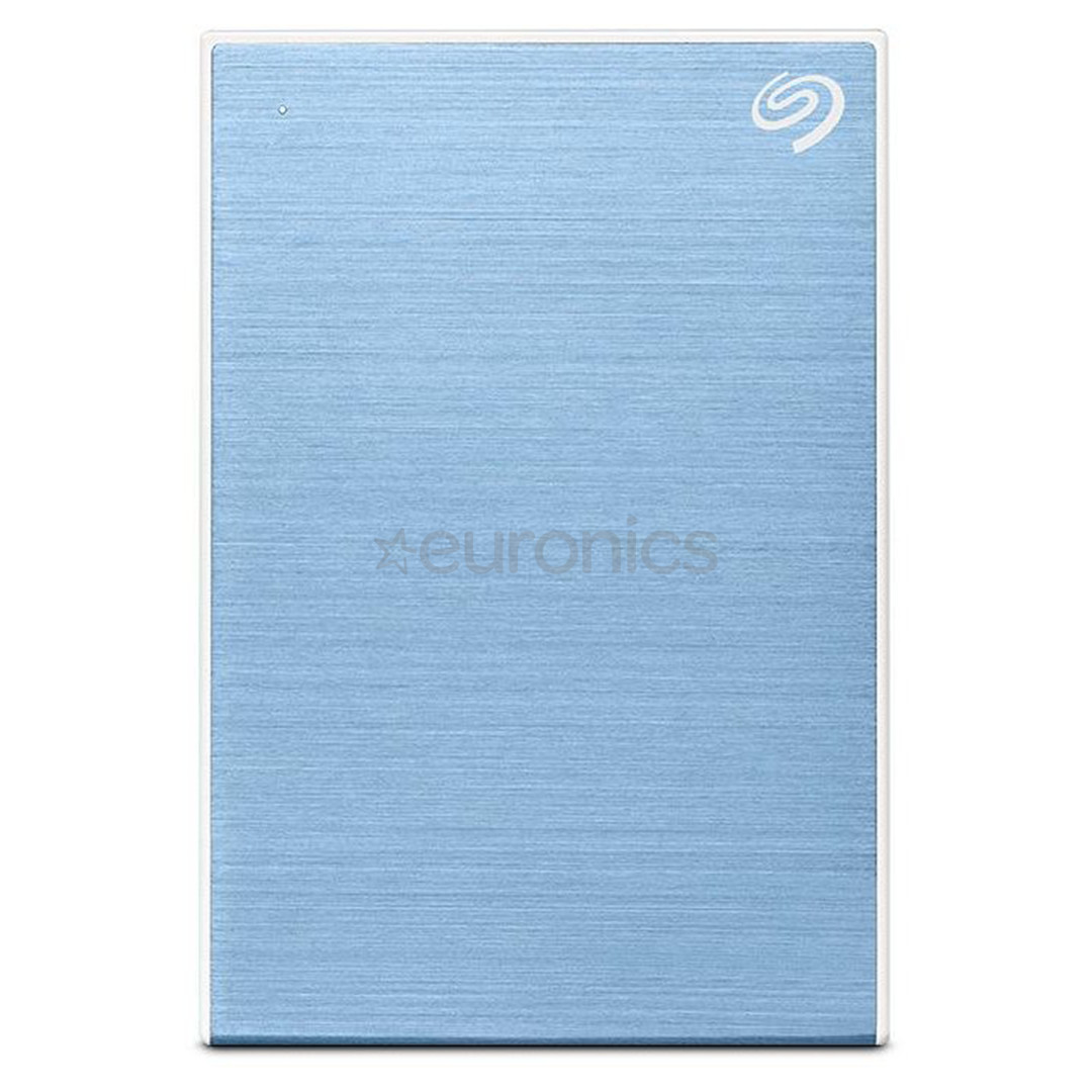 Seagate One Touch with Password, 1 TB, light blue - External hard-drive