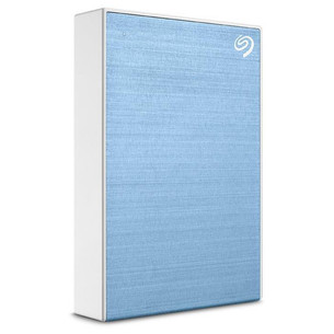 Seagate One Touch with Password, 1 TB, light blue - External hard-drive