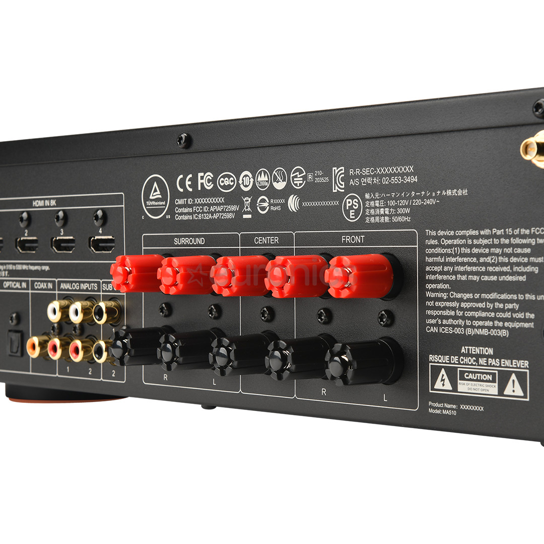 JBL MA510, 5.2, 8K, black - Receiver