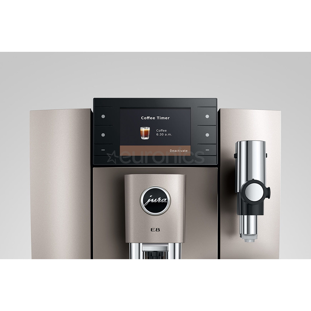 \JURA E8 Midnight Silver (ED), серебристый - Кофемашина