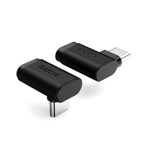 Hama 90°C USB-C Angled Adapter, black - Adapter 00200359