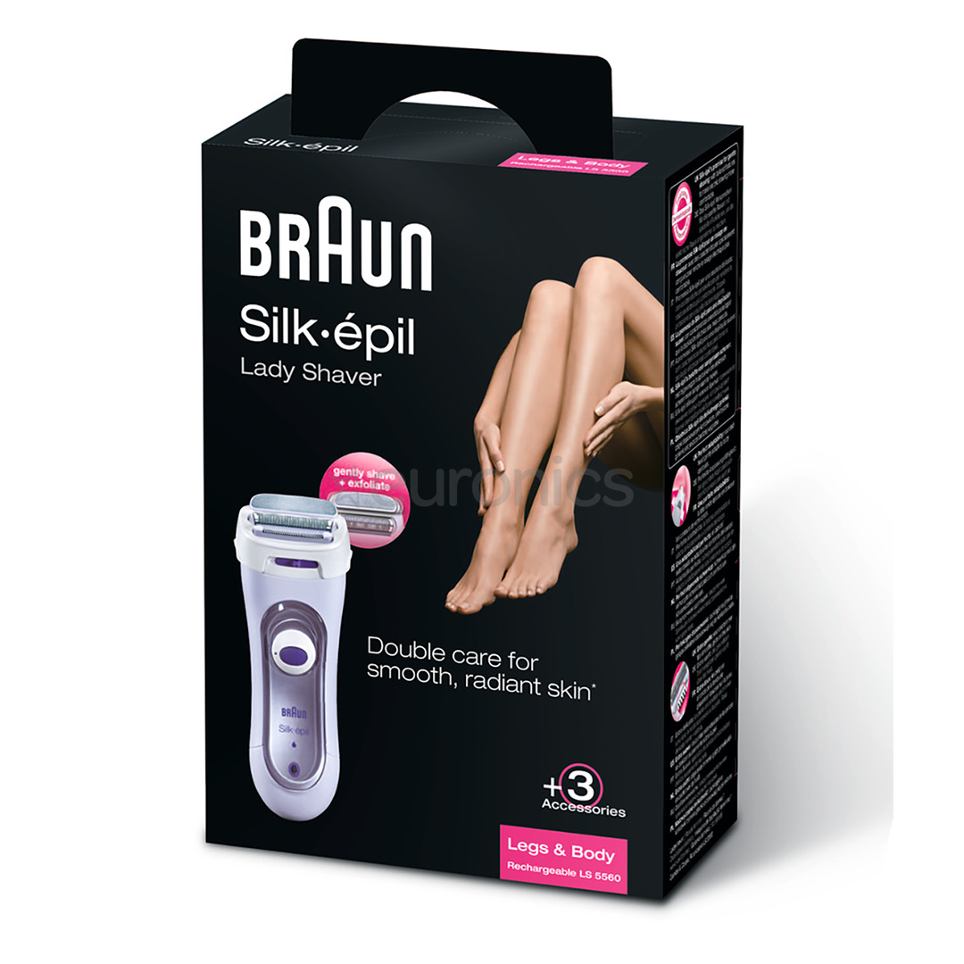 Braun Silk-épil, lillā - Sieviešu skuveklis