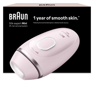 Braun Silk-expert Mini, розовый - Фотоэпилятор