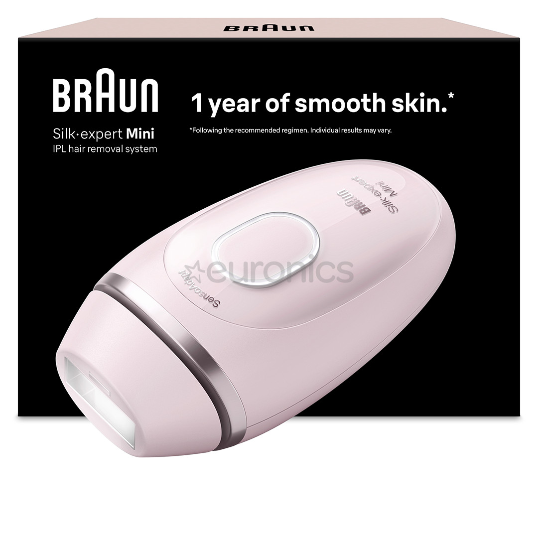 Braun Silk-expert Mini, розовый - Фотоэпилятор