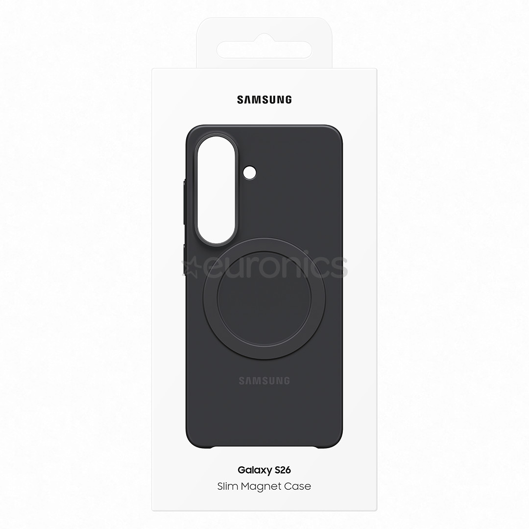 Samsung Slim Magnet Case, Galaxy S26, черный - Чехол