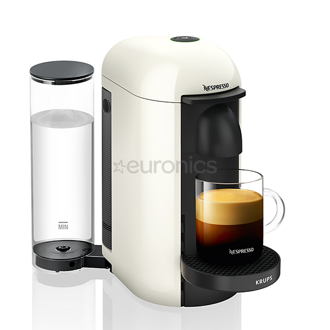 Krups Nespresso Vertuo Plus, balta - Kapsulu kafijas automāts