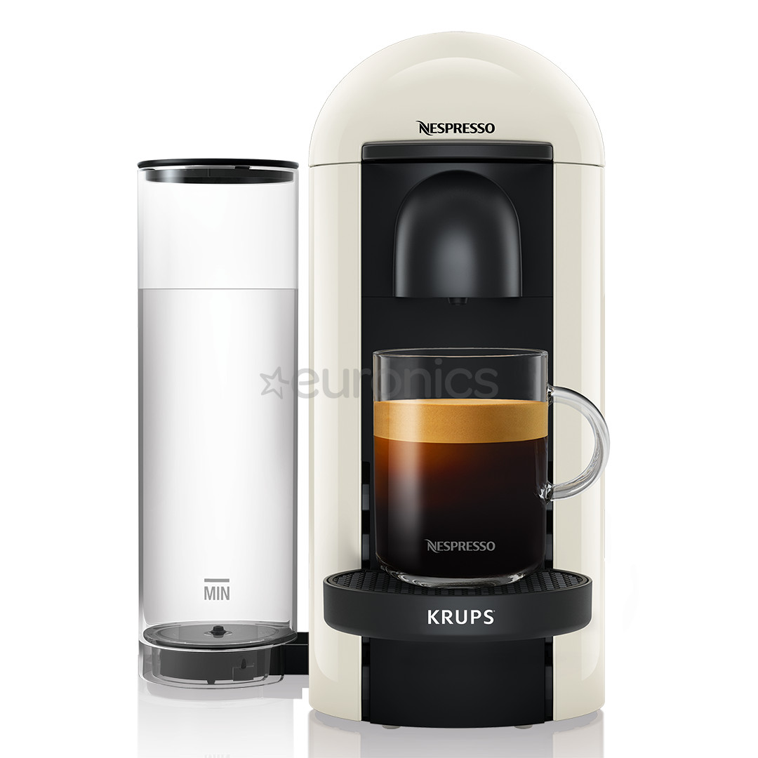 Krups Nespresso Vertuo Plus, balta - Kapsulu kafijas automāts