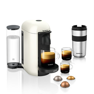 Krups Nespresso Vertuo Plus, balta - Kapsulu kafijas automāts