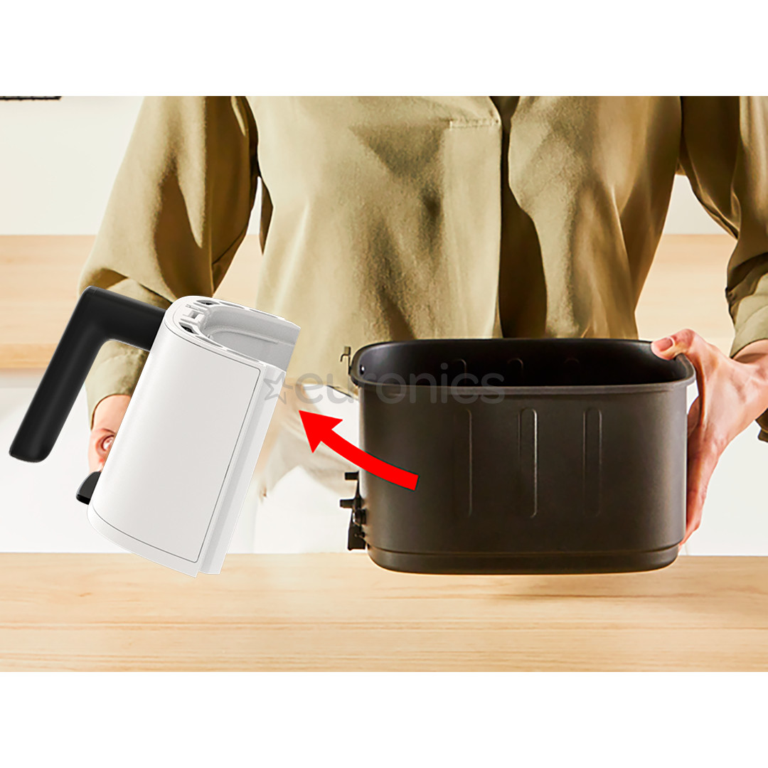 Tefal Easy Fry Silence, 1670 W, 5 L, white - Air fryer