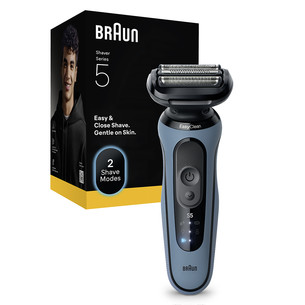 Braun Series 5, Wet & Dry, zila - Skuveklis