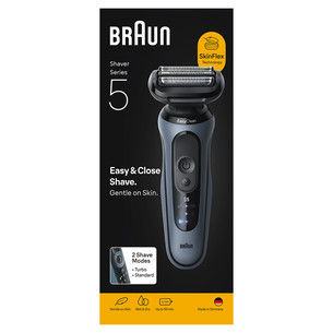 Braun Series 5, Wet & Dry, zila - Skuveklis