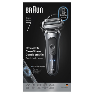 Braun, series 7, Wet & Dry, grey - Shaver