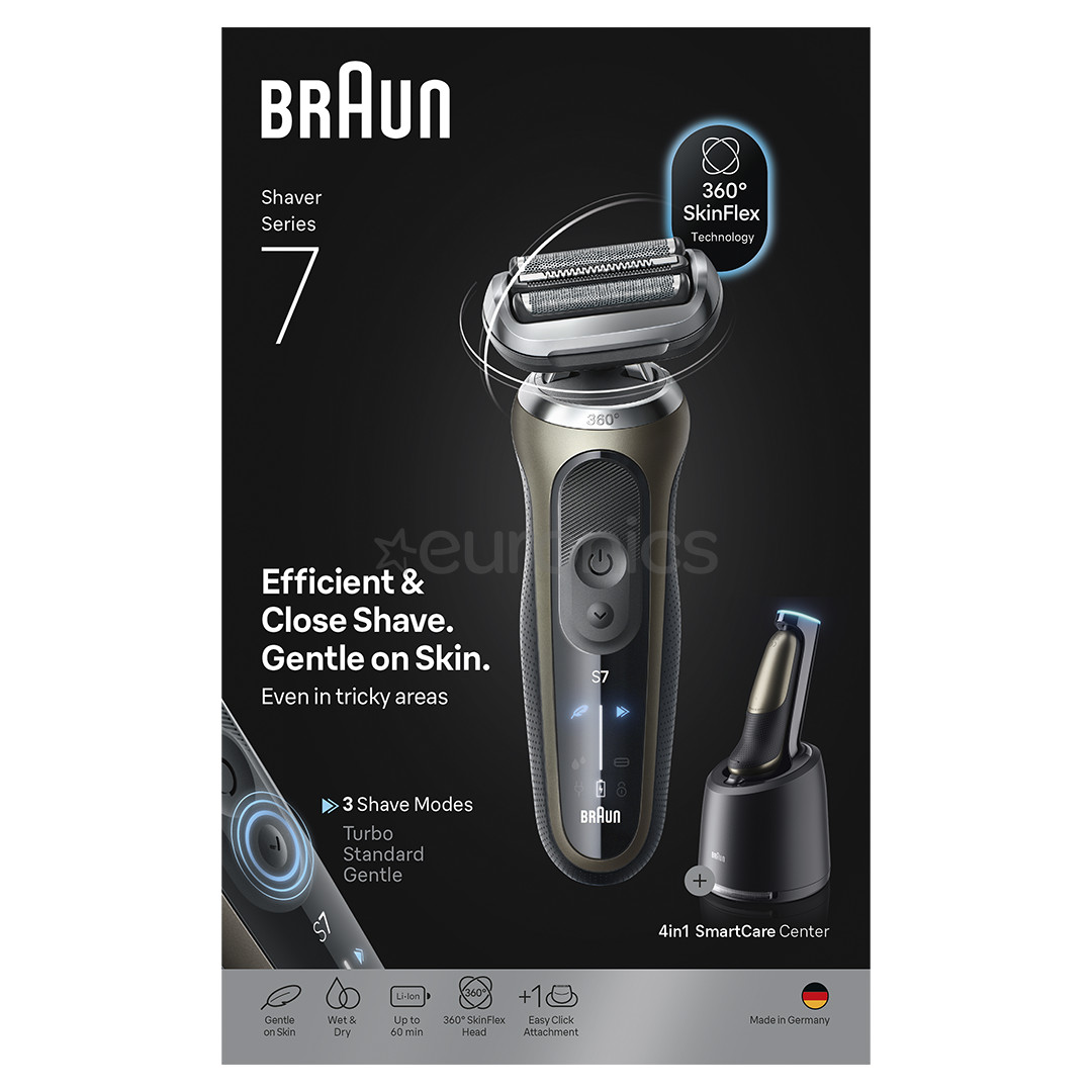 Braun Series 7, Wet & Dry, brūna - Skuveklis