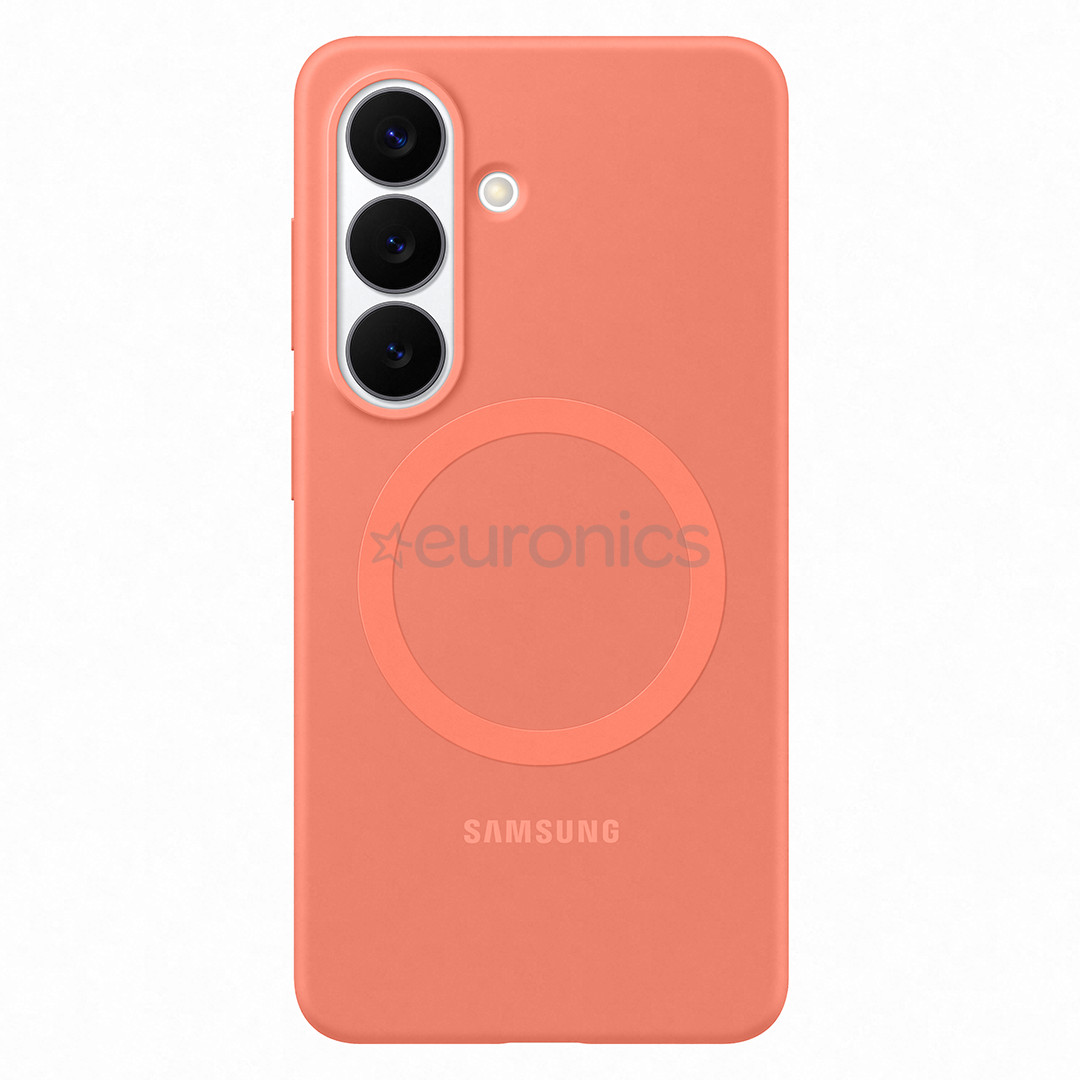 Samsung Silicone Magnet Case, Galaxy S26, coralred - Case