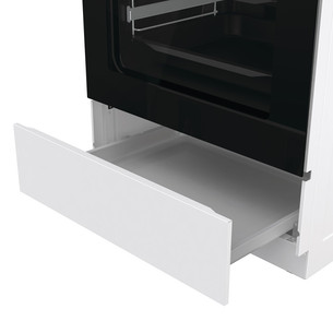 Gorenje, 71 л, ширина 60 см, белый - Газовая плита с электрической духовкой