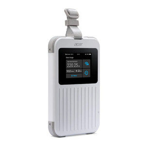 Acer Connect M6E 5G Mobile WiFi, 8000 мАч, светло-серый - WiFi-роутер