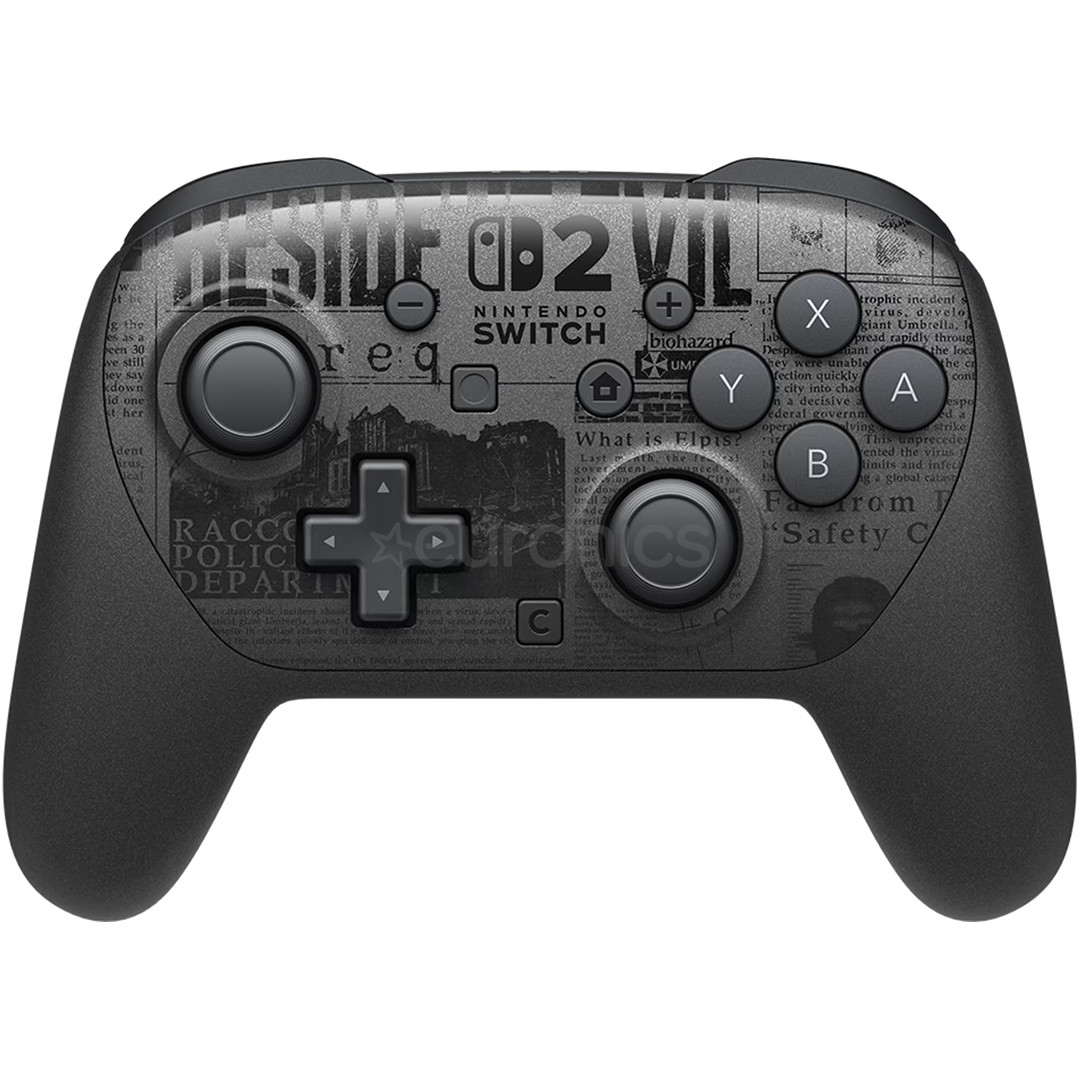 Nintendo Pro Controller Resident Evil Requiem Edition, Nintendo Switch 2, черный - Беспроводной контроллер