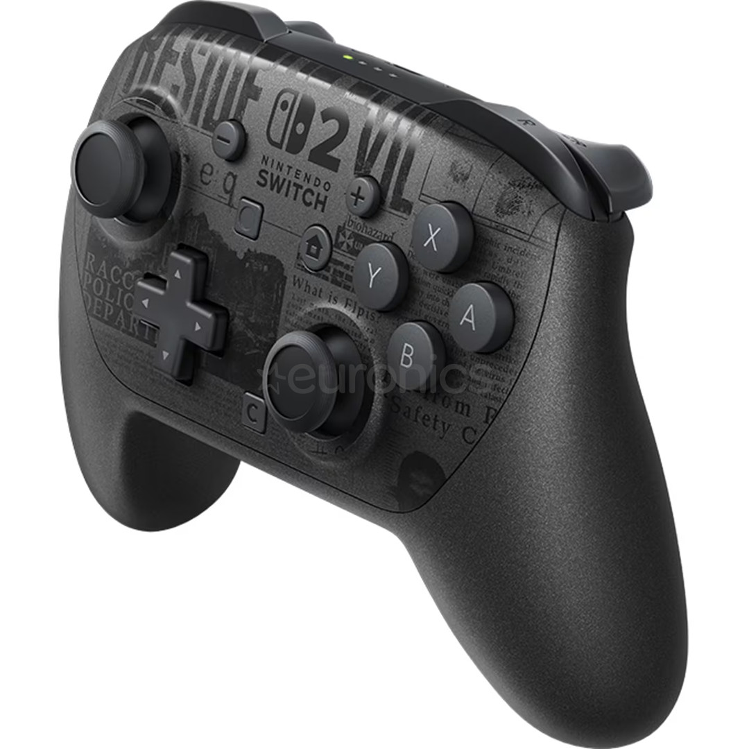 Nintendo Pro Controller Resident Evil Requiem Edition, Nintendo Switch 2, черный - Беспроводной контроллер