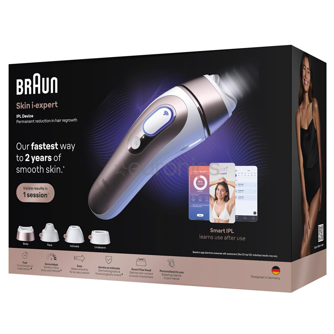 Braun Skin i·expert, white/pink - IPL hair removal
