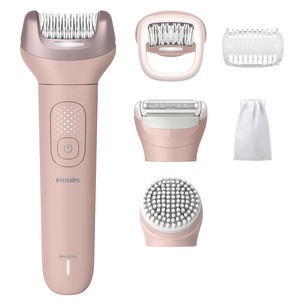 Philips Series 9000, Wet & Dry, розовый - Эпилятор BRE718/00