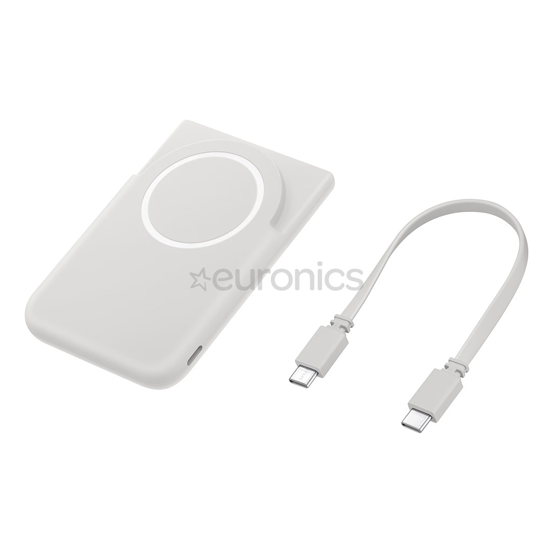 Samsung Magnet Wireless Battery Pack, 5000 mAh, pelēka - Portatīvais barošanas avots