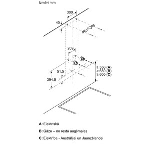 Bosch, Series 6, 722 m³/h, stainless steel - Cooker hood