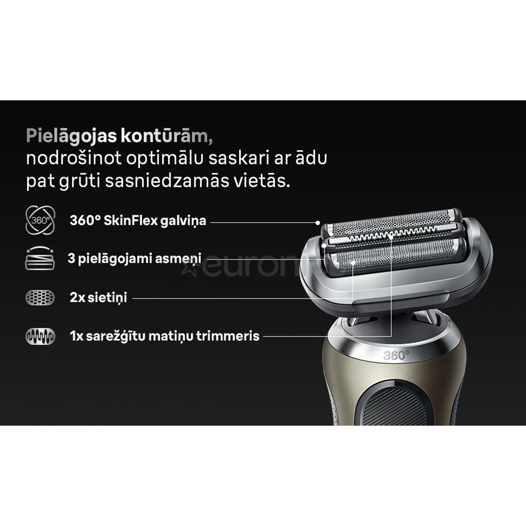 Braun Series 7, Wet & Dry, brūna - Skuveklis