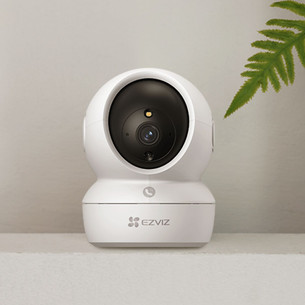 EZVIZ H6c Pro, 8 MP, WiFi, обнаружение людей, ночное видение, белый - Камера видеонаблюдения