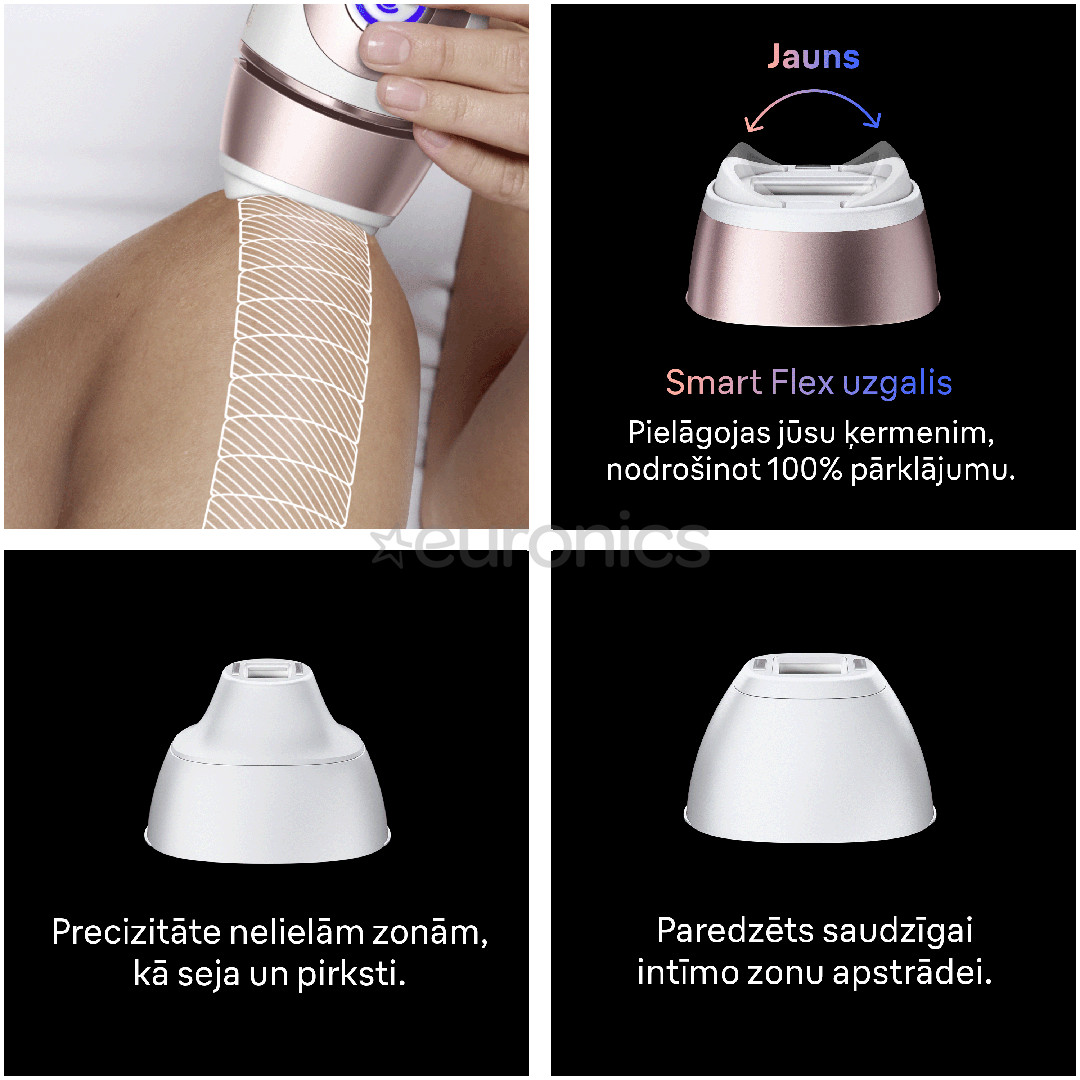 Braun Skin i·expert, white/pink - IPL hair removal