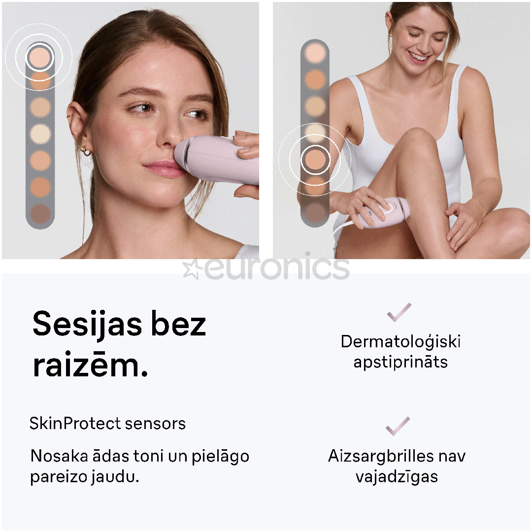 Braun Silk-expert Mini, розовый - Фотоэпилятор