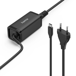 Hama Universal USB-C Notebook Power Supply, 45 Вт, черный - Зарядное устройство
