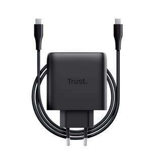 Trust Maxo, 65 W, USB-C, melna - Lādētājs