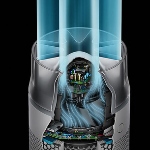 Dyson HushJet™ Purifier Compact HJ10, белый/серебристый - Очиститель воздуха