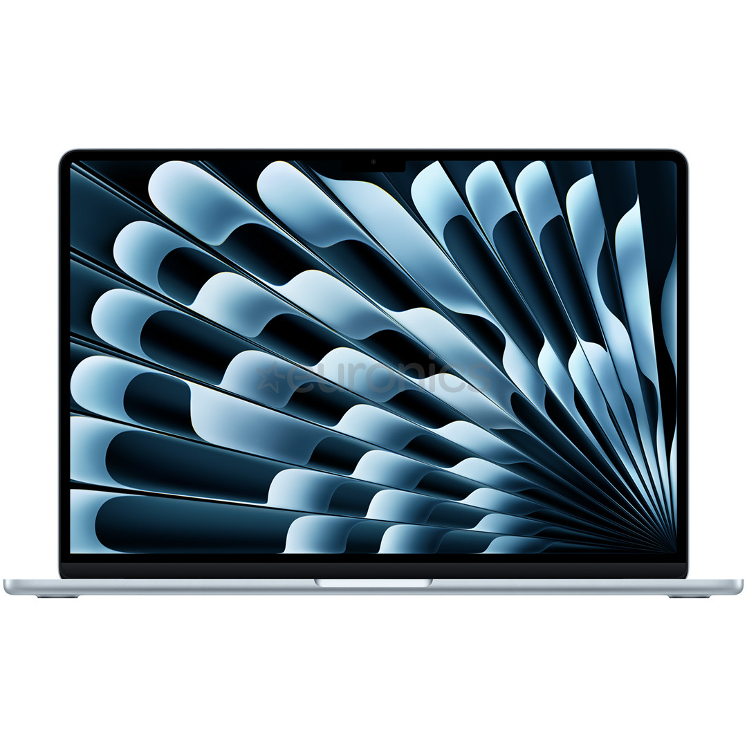 Apple MacBook Air 15 (2026), M5, 10C/10C, 24 GB, 1 TB, SWE, gaiši zila - Portatīvais dators